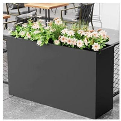 LIBANGRONG-888 Planter Box ﻿ Outdoor Flower Box Fence Commercial Street Coffee Shop Milk Tea Shop Courtyard Outdoor Fence Urban Raised Garden Bed