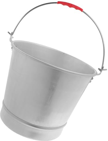Toyvian Cubeta De Agua Vintage De Reforzado para Jardín y Limpieza Capacidad para Flores y Leche