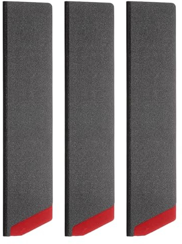 sourcing map 3Pcs Knives Edge Guard, 9.8x2.2 ABS Knife Cover Sleeves Blade Protector Universal Knife Sheath for Home Kitchen