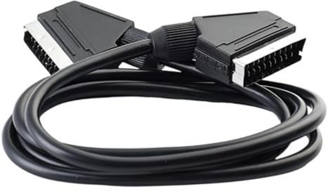 Maxtonser Câble péritel mâle vers péritel mâle 21 broches pour convertisseurs vidéo, accessoires de console de jeu