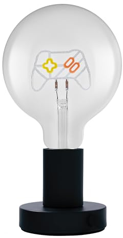 Osram 1906 Letter LED Tischleuchte Controller Sign 1,2W E27 | 1906 Letter Table, Ambient Mood Light, Schwarz, 125 mm dia, 15000 h, 1-Pack