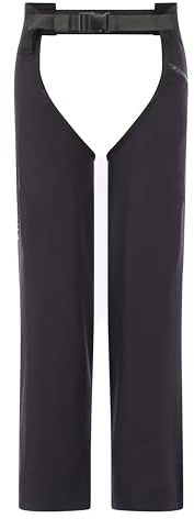 LeMieux Stormwear Waterproof Chaps - Thermal Fleece Lining - Silicone Knee Grip - Black - Large