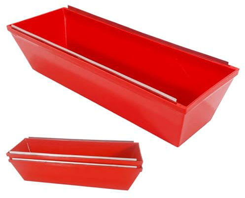 Byuexhp Bac À Boue Pour De Plâtre - Bac De Tranche Pour Mélangeur De Mortier,Goulotte pour Mélangeur à Ciment,Pour Construction Mastic Ciment Béton de Plâtre Plafond Atelier de
