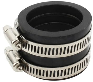 JWFBDB Misura for KOSO KEIHIN MIKUNI Moto Carburatore In Gomma 33 35 40 45 millimetri Adattatore di Aspirazione Tubo OKO PWK Manicotto Accessorio(45mm Black)