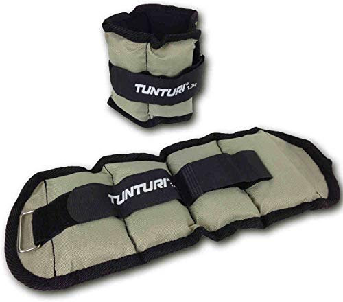 S.B.J - Sportland Soft Gewichtsmanschetten/Laufmanschetten für Arme und Beine, 2 x 1,0 kg