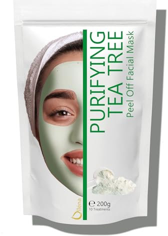 Masque Visage Extracteur Points Noirs Masque Anti-Acné aux Huiles Essentielles Masque Peel-Off Masque d'Alginate gelifiant en poudre 200 g - 10 soins