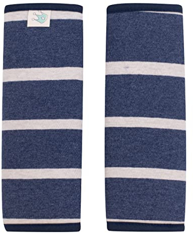 JYOKO KIDS Gurtpolster Universal für Babyschale, Buggy, Autositz (20,5 x 21, Sailor Stripes)