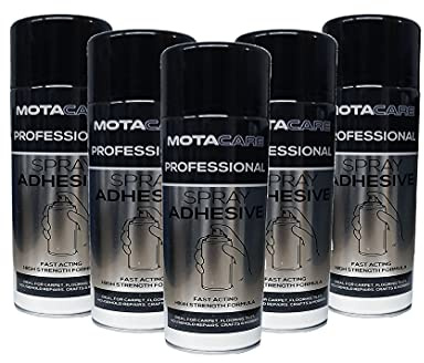 Motacare MCSA500 Professional Spray Adhesive 500ml - Carpet, Tiling, Underlay, Fabric, Packaging (3)