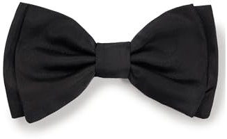 BOSS Herren H-BOW TIE In Italien gefertigte Fliege aus Seiden-Jacquard Schwarz Stck