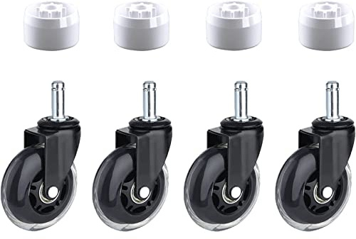 letsFix PVC Wheel Fitting with Caster, Caster Pipe Cap to Makes Structures Mobile, Furniture Grade for PVC DIY Projects, 1-1/4 Size