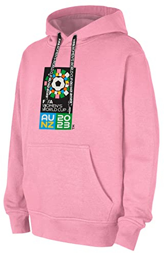 FIFA Sweat À Capuche Officiel de la Coupe du Monde de Football 2023 pour Femme, Rose Sweat à Capuche Mixte (Lot de 1)