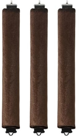 MAEXUS® Locken Ohne Hitze 3 Stück Heatless Curls GroßE Locken, Lockenwickler üBer Nacht, Overnight Blowout, Heatless Curls Heatless Blowout, HeißE Lockenwickler FüR VoluminöSe Locken (Braun)