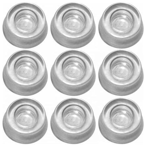 NHPY 12 Pezzi Gommini Paracolpi, 22 * 10Mm Gommini Adesivi, Piedini In Gomma Autoadesivi Cuscinetti In Silicone,Per Tutti I Tipi Di Buffer Fermaporta Mobili Da Cucina Protezione Assorbimento Acustico