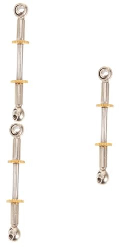 Parliky 3St Verbindungsstange Wartungswerkzeug für Althorn Musikinstrumententeil Trompetenteile Einstellwerkzeug für Musikinstrumente Werkzeug für Blasinstrumente Metall Silver