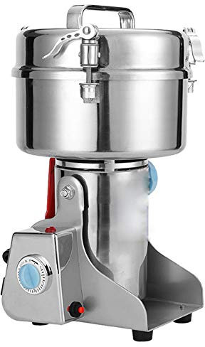 ZHJOPP Mulino Elettrico per macinare Cereali 3500W Macchina per polveri Mulino per Farina per polverizzatore di Erbe Materiali Cinesi Smerigliatrice per Mulino