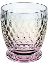 Villeroy & Boch - Boston Pearl Water Glass Pearlescent Colour, Dishwasher-Safe, Glass for Water and Juice, Drinking, Coloured, Juice, Crystal Glass
