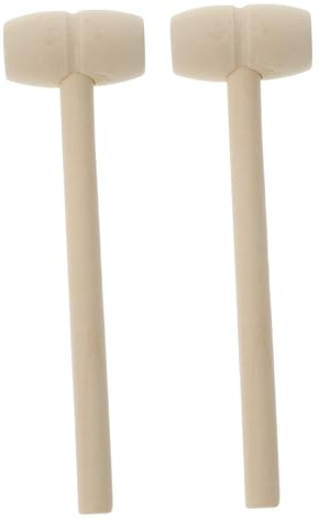 TOYANDONA Boys and Girls Wooden Mallet Toys 36pcs Small Hammers Toys for Boys and Girls' Hand Development