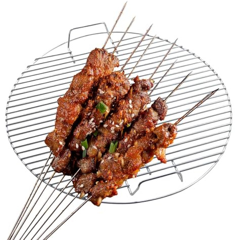 Rejilla Parrilla, Rejilla Cocina Parrilla Alambre, Herramienta Multiusos Acero Inoxidable para Barbacoa Jardín Camping Patio Picnic Cocina Exterior