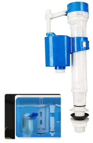 Toilet Fill Valve Bottom Entry,Toilet Cistern Flush Parts,Toilet Flush System Replacement,Adjustable Bottom Entry Toilet Fill Valve,Easy to Install and Fast Fill Universal Toilet Replacement Parts