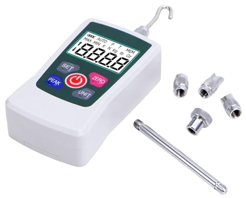 Medidor de fuerza digital avanzado con funcionalidad de almacenamiento de datos, medidor de fuerza de conversión de múltiples unidades, ABS para dispositivo de medición de fuerza de ingeniería de