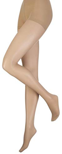 ELBEO Damen 1 Paar Sheer Magic Medium Support Strumpfhosen M - Café Crème