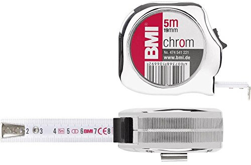 BMI 474541221 Taschenbandmaß Chrom 5 m