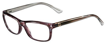 Gucci Brillen Für Frau 3766 H3P, Purple Havana Kunststoffgestell