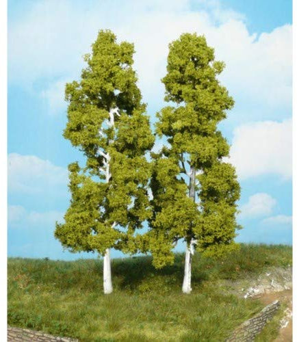 Heki 1920 Birkenbäume, 2 Stück, Höhe 18 cm, Mehrfarbig
