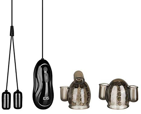 EIS, Penishülle inkl. Vibrobullets, 12 Vibrationsprogramme, leise & stark, 2 Motoren, mit Kabelfernbedienung