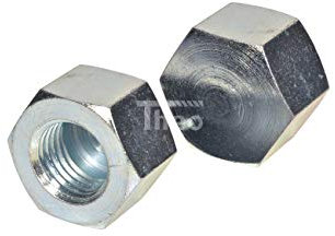 Dresselhaus 40 Stück M5 Sechskantmutter, Niedrigform, Galvanisch Verzinkt, DIN 917, M5 ISO Rechtsgewinde, Klasse 2B, 5mm, Eisen, Kohlenstoffstahl, Zink, Hardware/NUTS