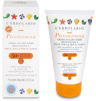 L'ERBOLARIO KLEINE SONNE SONNE CREME KINDER 50+ NEUE FORMULIERUNG 75 ML