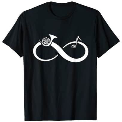 Waldhorn Infinity Waldhornspieler Blechinstrument T-Shirt