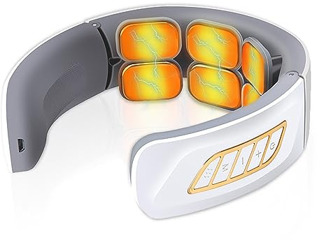 KTW1A3 Masajeador de Cuello y Cervicales Profesional, Masajeador Cervical, Masajeador de Instrumentos de Fisioterapia para Cuello y Hombro con función de Calentamiento, para Hombre y Mujer, Regalos