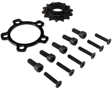 BIUGERCN Piñón de cadena de piezas de ensanchamiento de rueda trasera para bicicleta eléctrica de aluminio SUR RON Surron S/X SEGWAY X160 X260