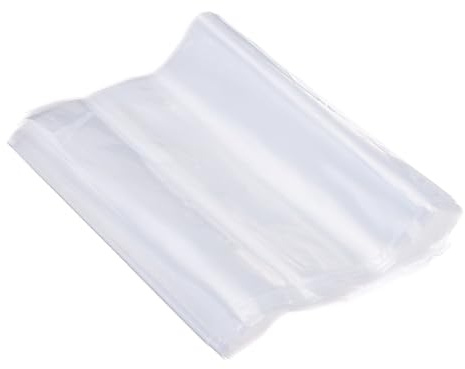 PATIKIL 30 Pcs Sacs Plastiques Transparents Plats Ouverts 8x20 Pouces | Sacs D'Emballage, 1.6 Mil, Pour Aliments Maison Objets De Collection Pâte À Pain