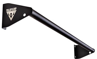 PULLUP & DIP Klimmzugstange zur Wandmontage über Türrahmen – Stabile Reckstange für Home Gym – Ideal für Klimmzüge, Chin-Ups, Beinheben & Turnringe – Robuste Stahlkonstruktion