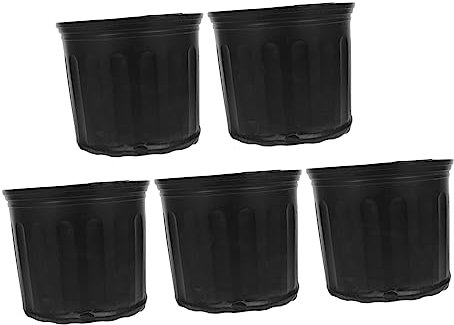 INOOMP 5piezas Macetas De Plástico Duraderas Soporte para Flores para Suculentas Herramientas De Jardinería