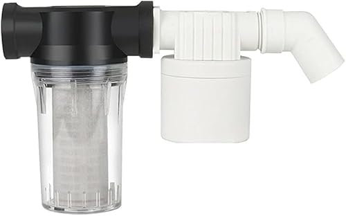 Gartenschlauchfilter Rohrleitungsfilter, Kunststoff-Schwimmerventil und Filter, 1/2 Zoll, 3/4 Zoll, 1 Zoll, integrierter automatischer Wasserstandsregelventil mit seitlichem Einlass + Wasserpumpenfilt