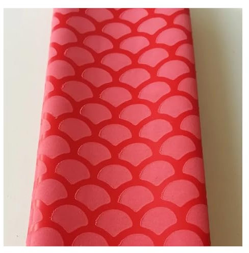 FENGXCUI 1M Rutschfester Schrumpfschlauch for Angelruten oder DIY-Schlauch for Schlägergriffe oder Motorradgriffe(Red,28mm)