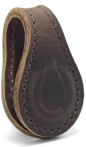 One Shop - Pinza para billetes de hombre de piel sintética con clip para billetes de mujer, imán de billetes magnéticos, clip para billetes, monederos, accesorios carteras, marrón, 6 cm, Clásico