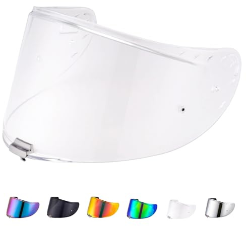 JQF Gear Visière de Casque pour FF327 Challenger,Visiere Casque Moto Visière de Casque de Moto,Accessoires pour Le Casque intégral (Transparent)