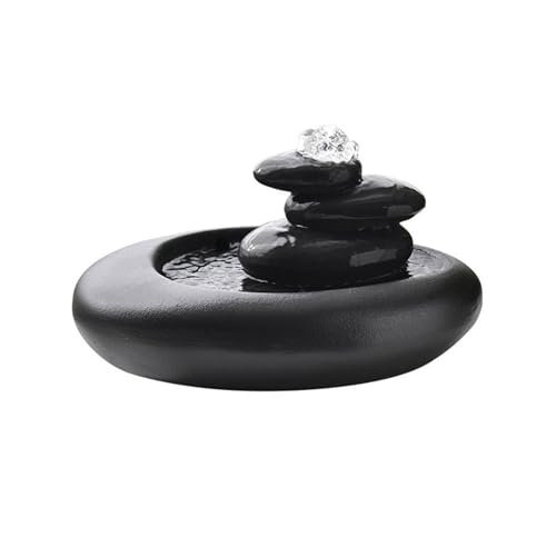 FAJNUZI2024 Fontana Tavolo Piccola Fontana in Ceramica Feng Shui Ornamenti for la casa Soggiorno Mobile TV Sala da tè Libro Decorazioni for la scrivania Fontana Interni