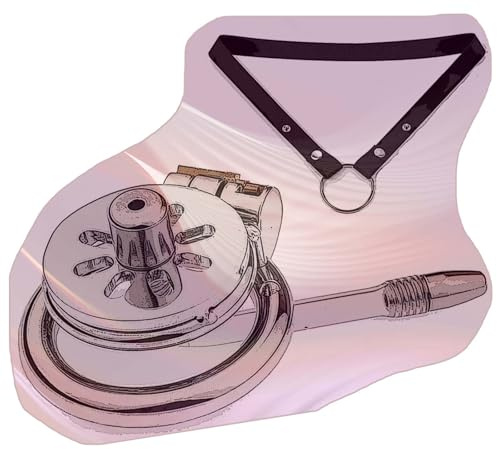 Accessori di protezione per gabbia di fitness piatta maschile in acciaio inossidabile con 1 tubo e 1 set di cinture -A50IT (B:45mm)