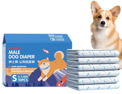 Small Dog Diapers 10 Stück Super Saugfähige Hundewickel