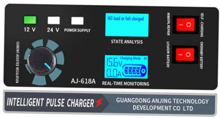 WEKADRIN 1Pièce Chargeur Intelligent de Batterie de Mainteneur et Activateur de Réparation pour Batteries et Lithium avec Protection Mode Hiver Prise