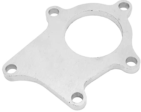 Bonbela Turbocompressore Piastra di scarico T-304 Flangia del tubo di scarico in acciaio dolce per T3 T4 Turbo con 5 bulloni saldabili