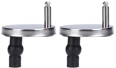 Abattant Wc de Toilettes a Charnière, 2 Pièces Charnières a Dégagement Rapide avec Vis Caoutchouc Rechange Charniere Lunette Wc Fixations Convient a La Plupart des Cuvette Toilette