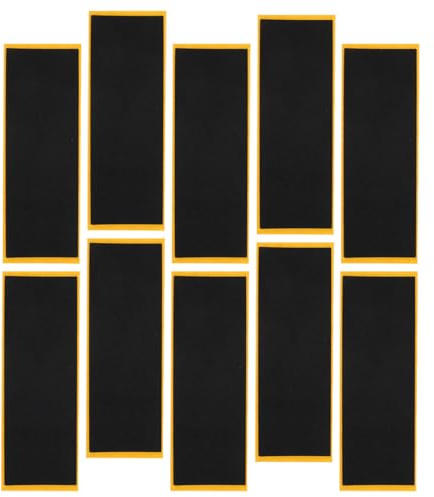 Kisangel Schaumstoff Grip Tape für Fingerboards 10 Stück rutschfeste Anti Rutsch Pads für Fingerspitzen Einfache Anwendung für Finger Skateboard Zubehör