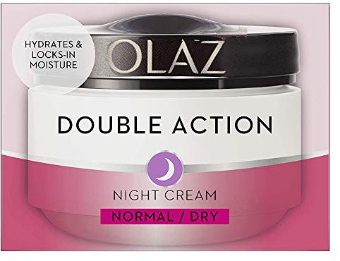 Olaz Essentials Double Action Aufbauende Nachtcreme, 50 ml