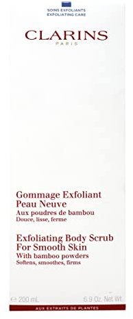 Clarins 200ml Exfoliating Body Scrub for Smooth Skin (with bamboo powders, softens, smoothes and firms)
